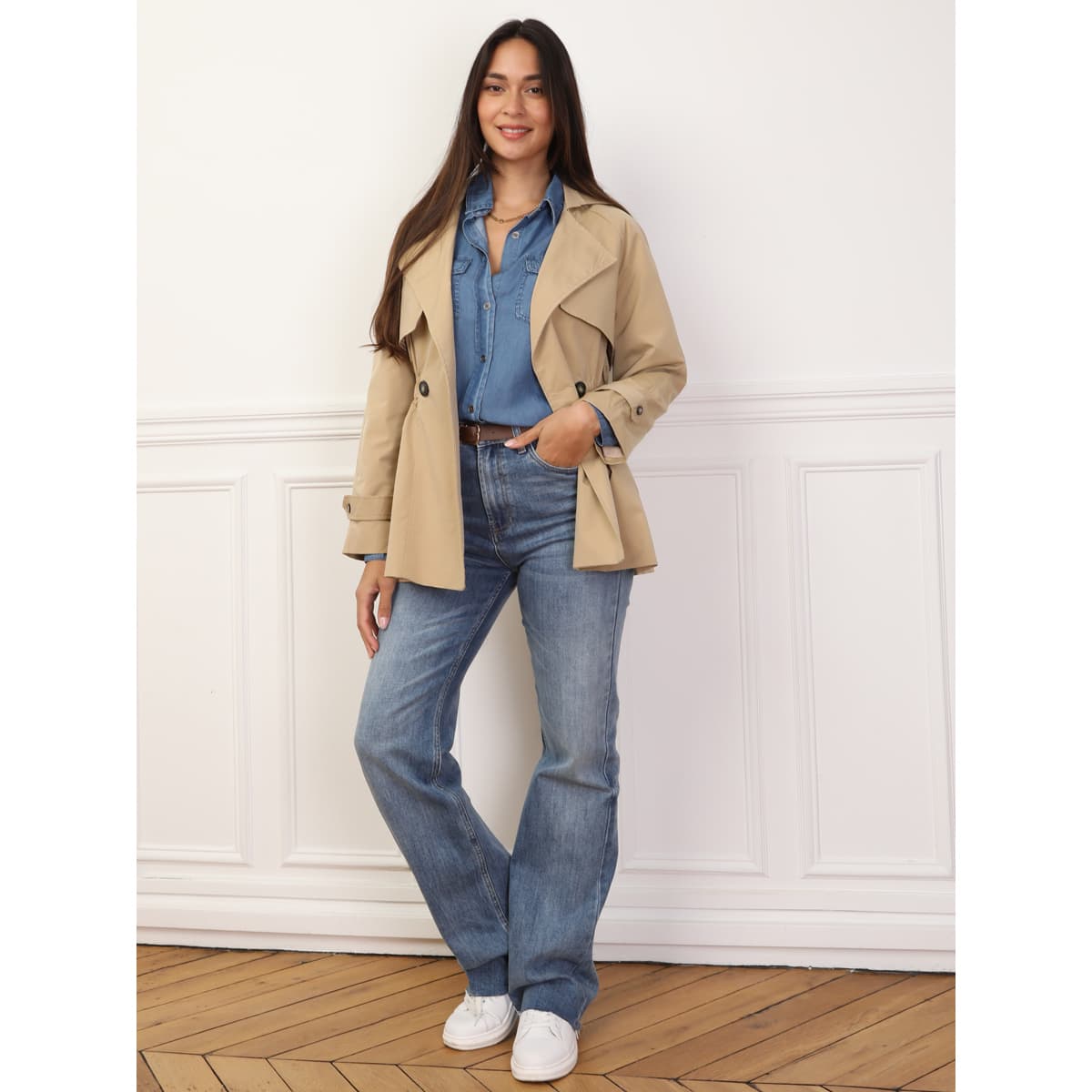 Women's Coats La Modeuse Beige