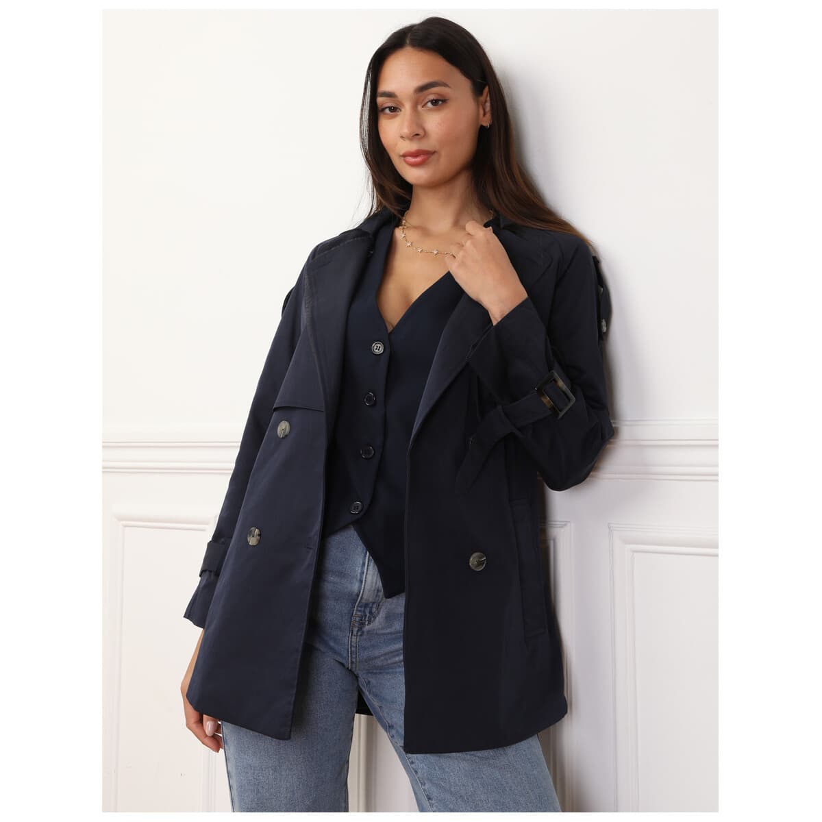 Women's Coats La Modeuse Blue