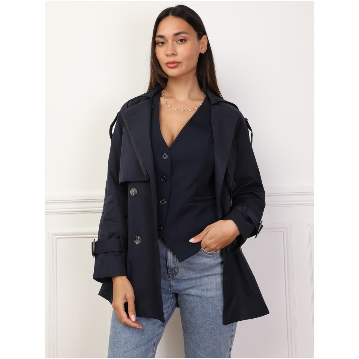 Women's Coats La Modeuse Blue