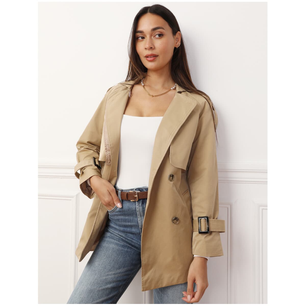 Women's Coats La Modeuse Beige