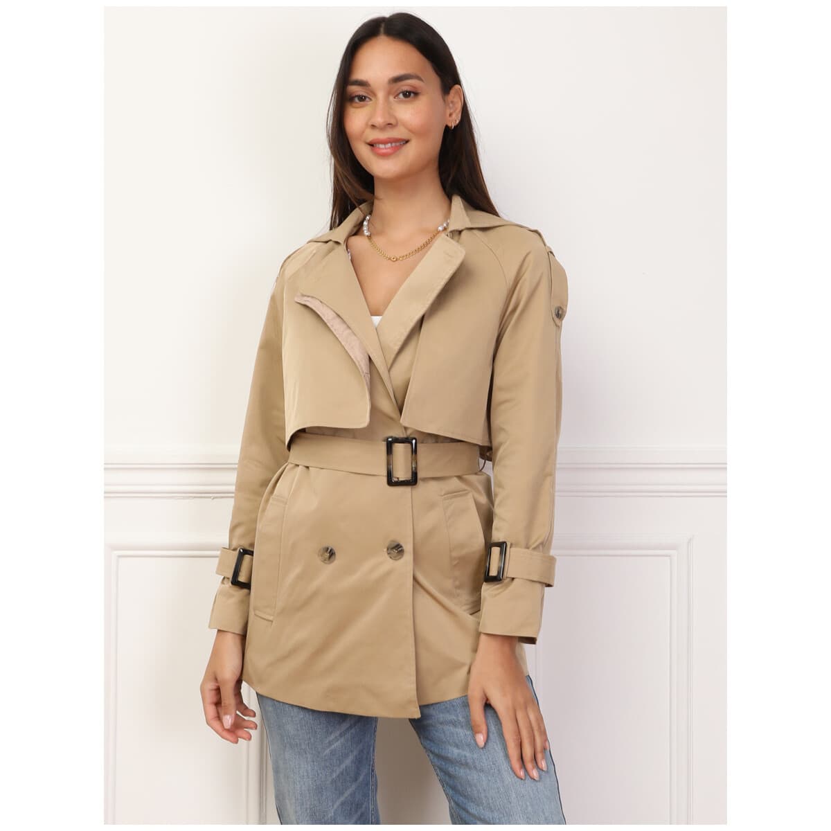 Women's Coats La Modeuse Beige