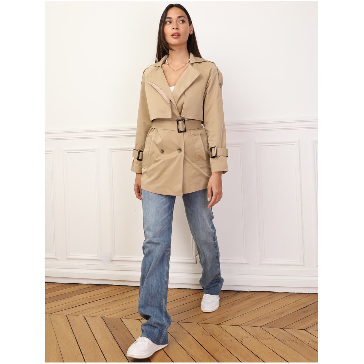 Women's Coats La Modeuse Beige