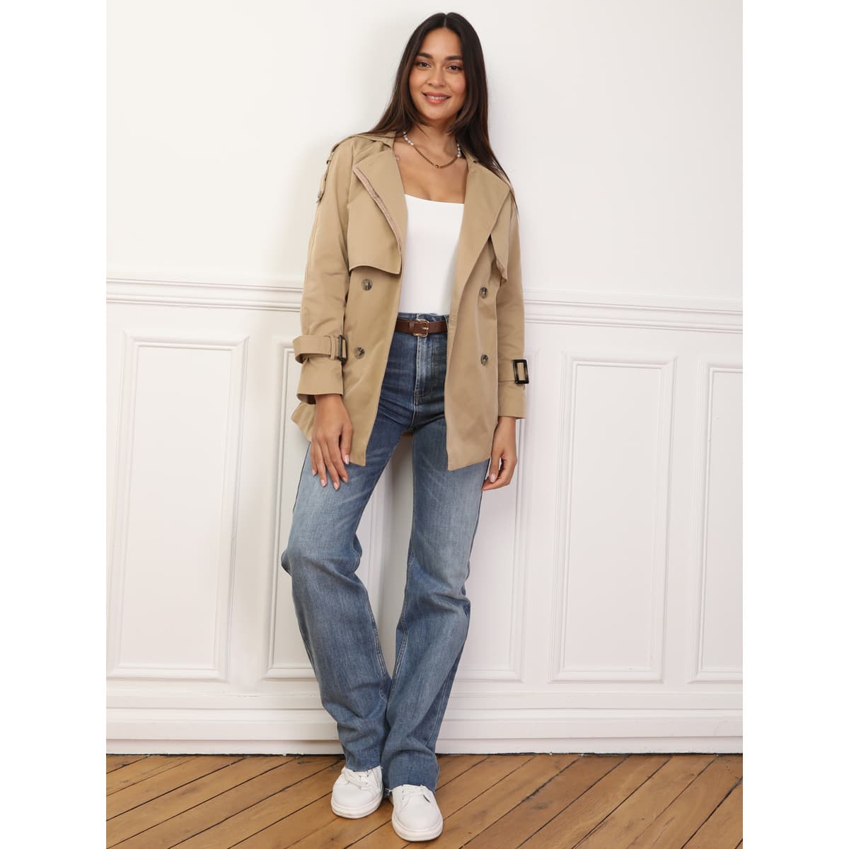 Women's Coats La Modeuse Beige