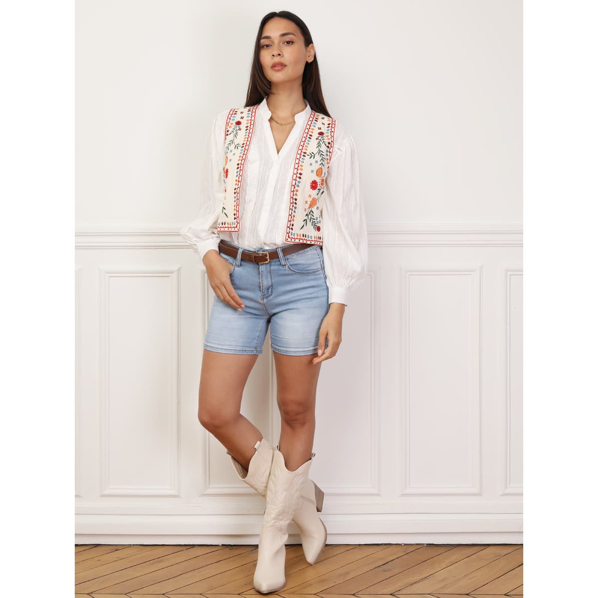 Women's Shorts La Modeuse Blue