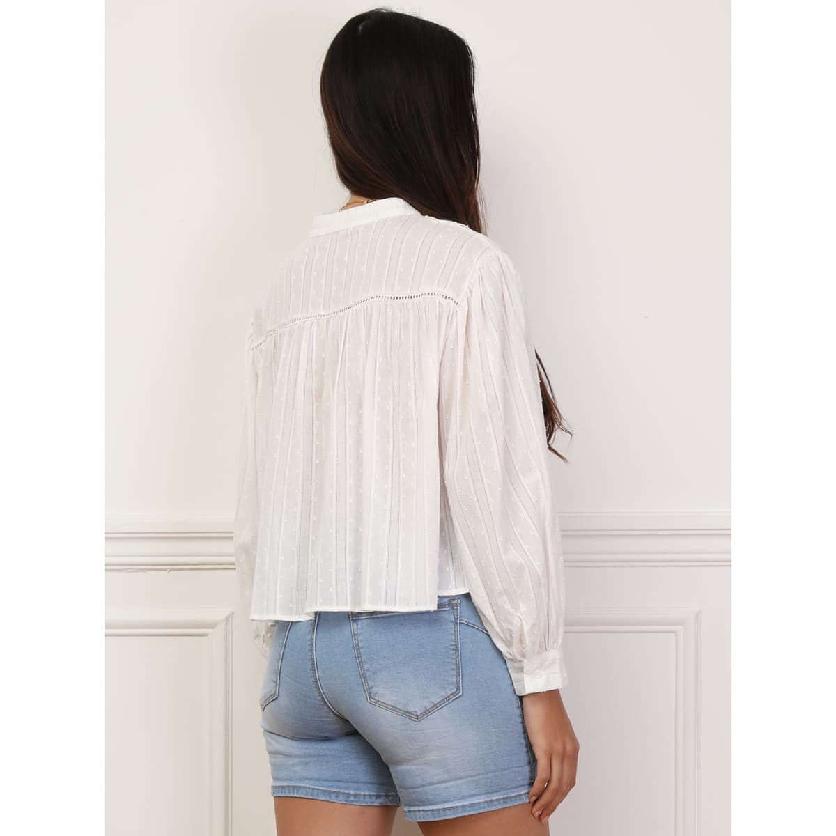 Women's Shirts La Modeuse White