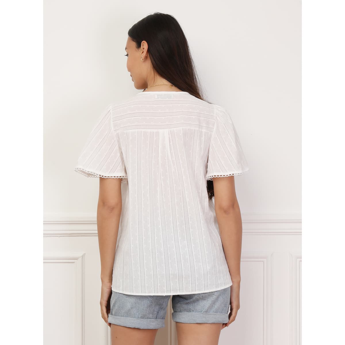 Women's Shirts La Modeuse White