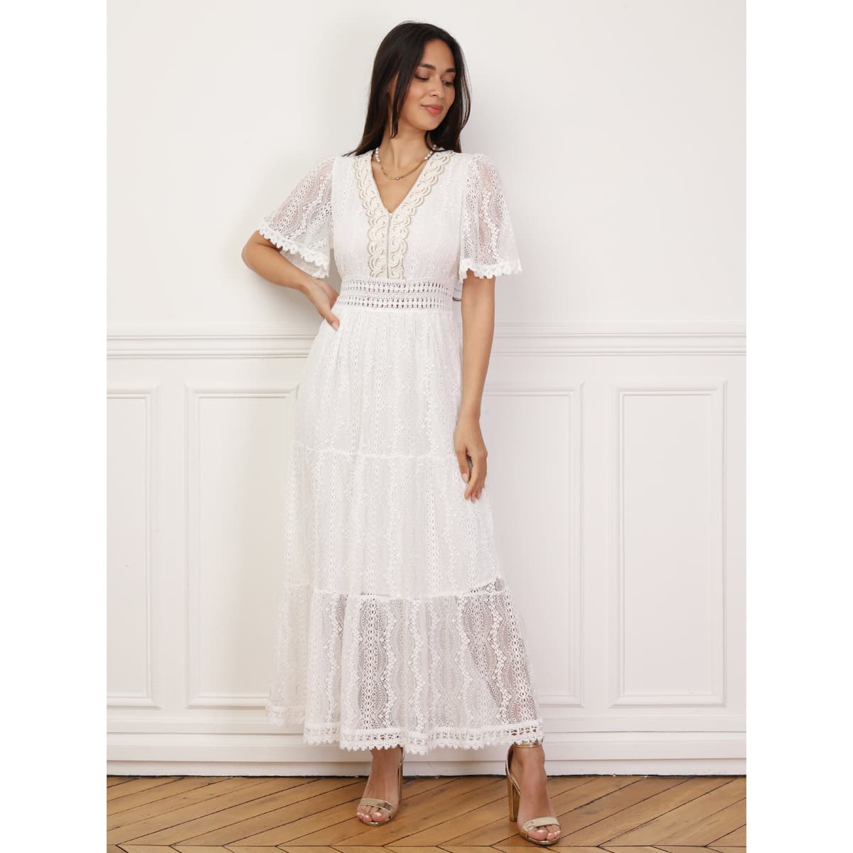 Women's Dresses La Modeuse Beige