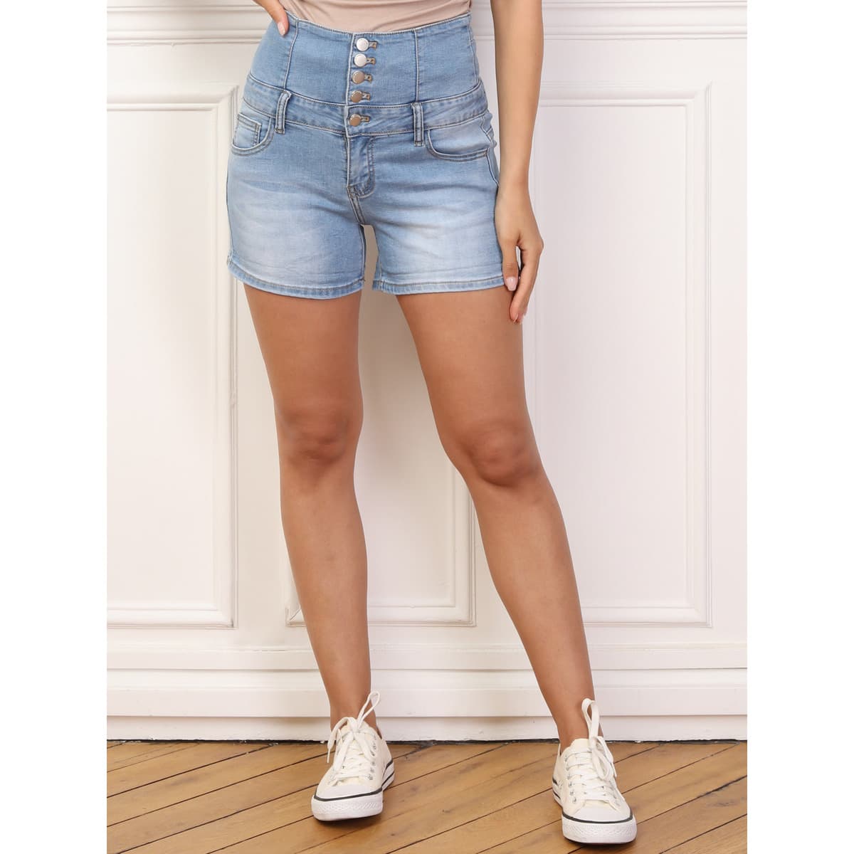 Women's Shorts La Modeuse Blue