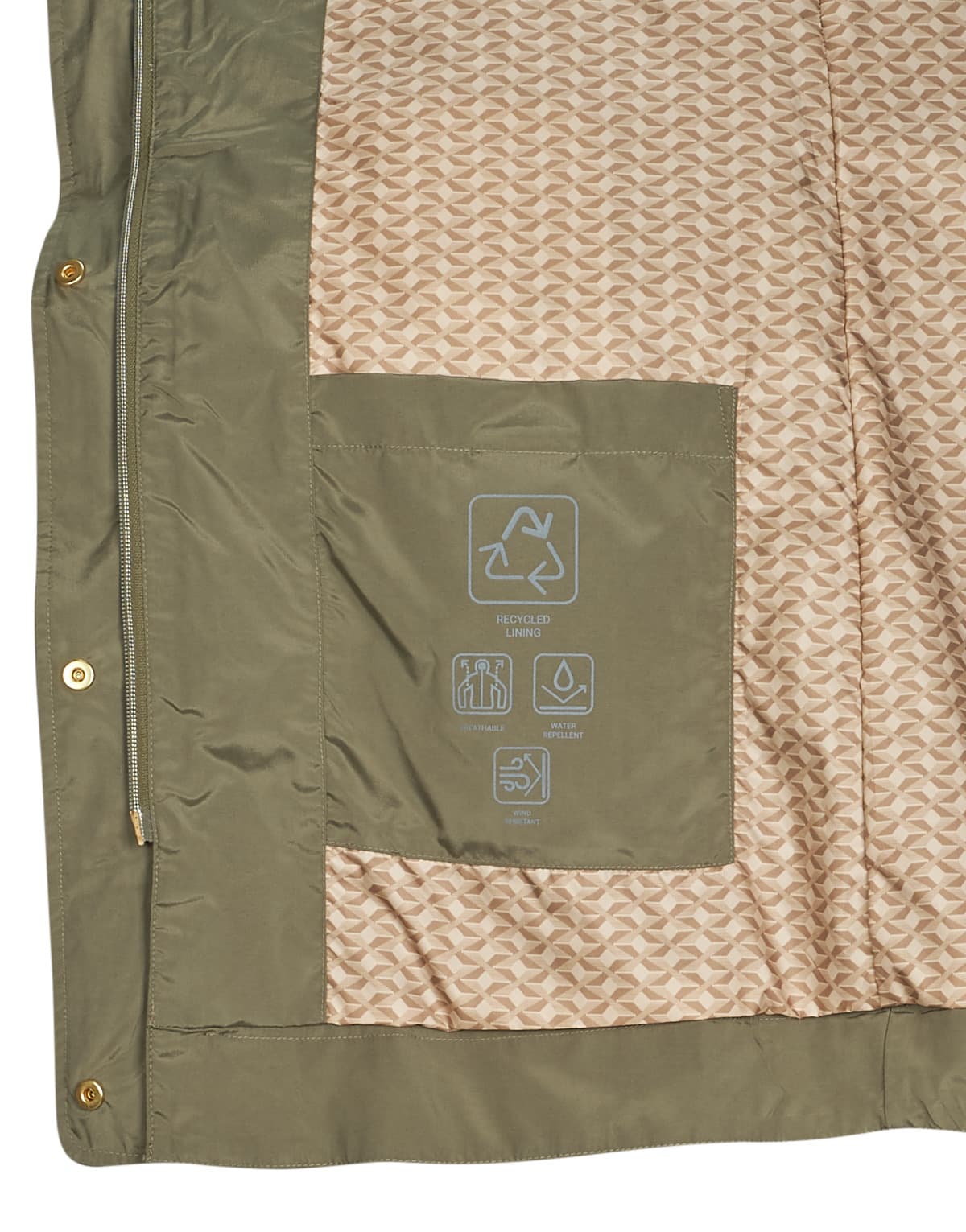 Women's Parkas Geox Khaki