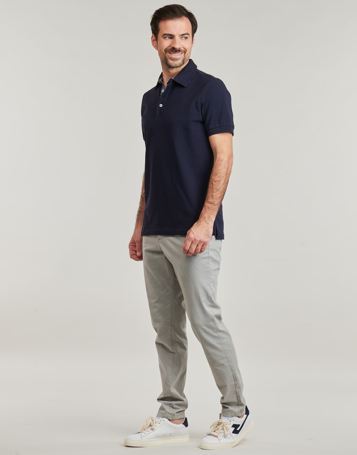 Men's Polo Shirts Geox Blue