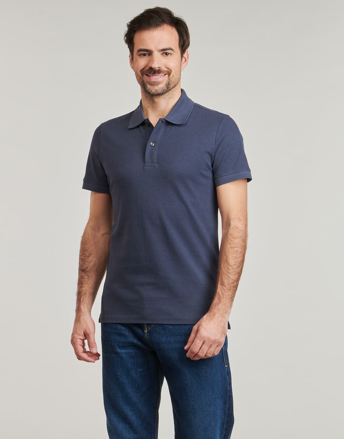 Men's Polo Shirts Geox Blue