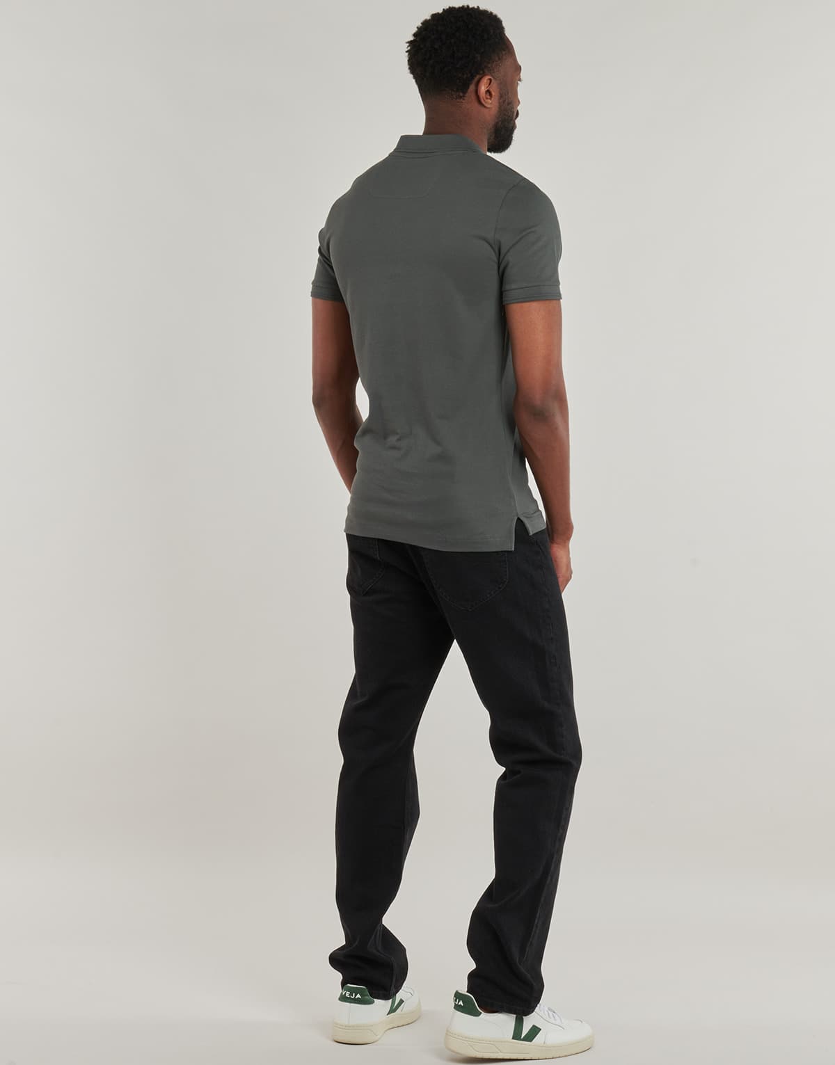 Men's Polo Shirts Geox Khaki