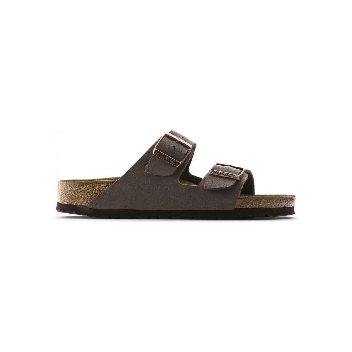 Σανδάλια χωρίς τακούνι BIRKENSTOCK Arizona Birko-Flor Birkibuc Narrow - Mocca