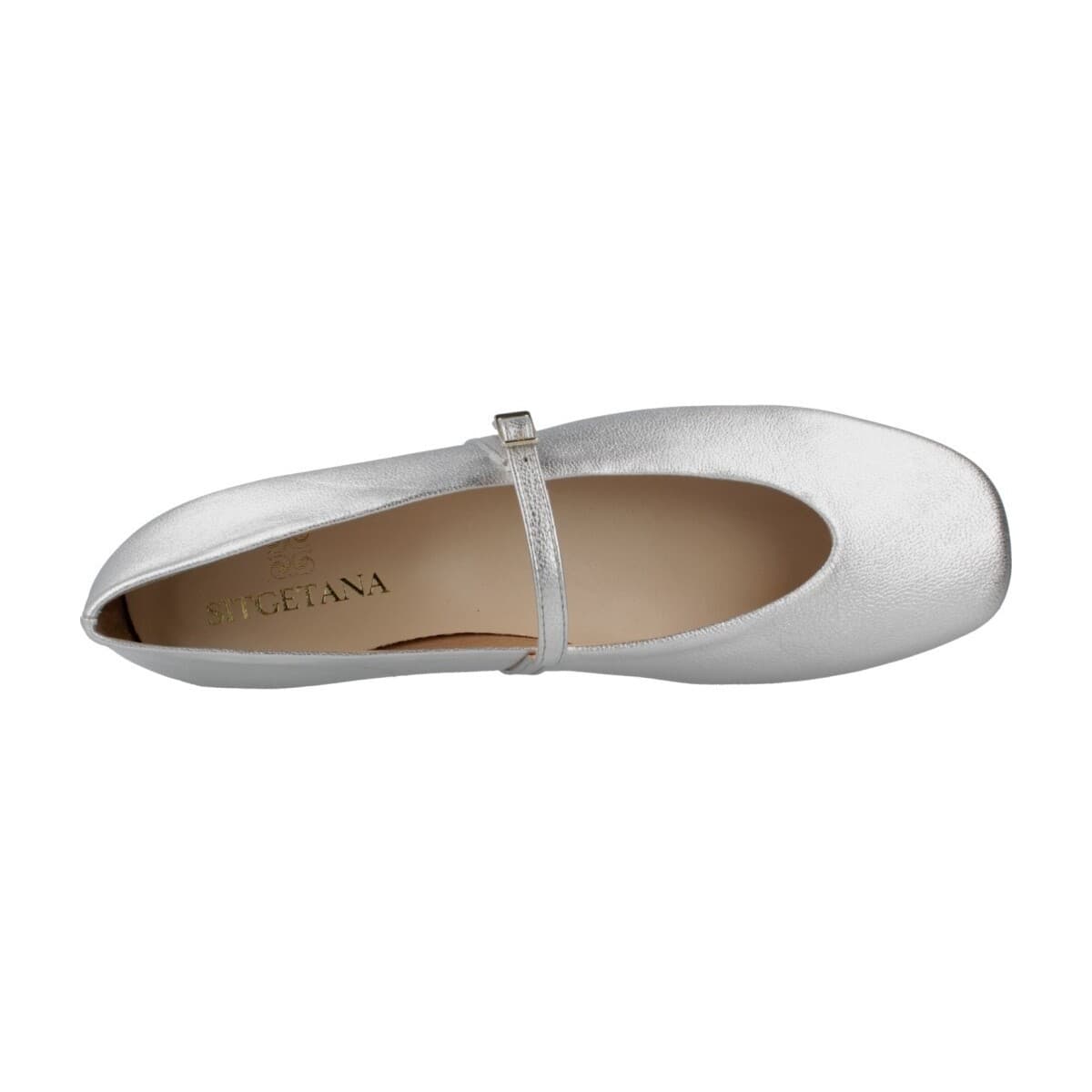 Women's Ballet Flats Sitgetana Silver