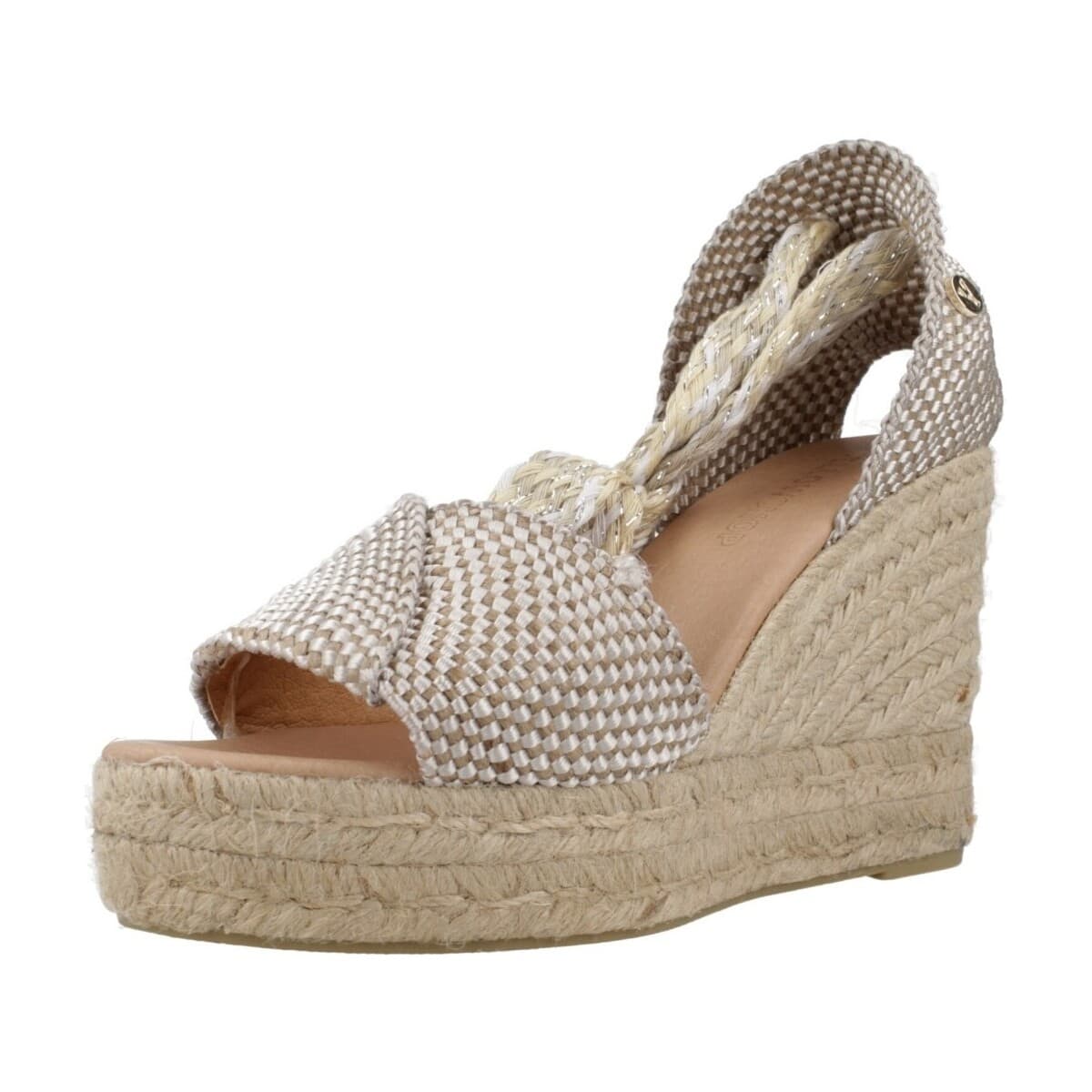 Women's Espadrilles Yellow Silver