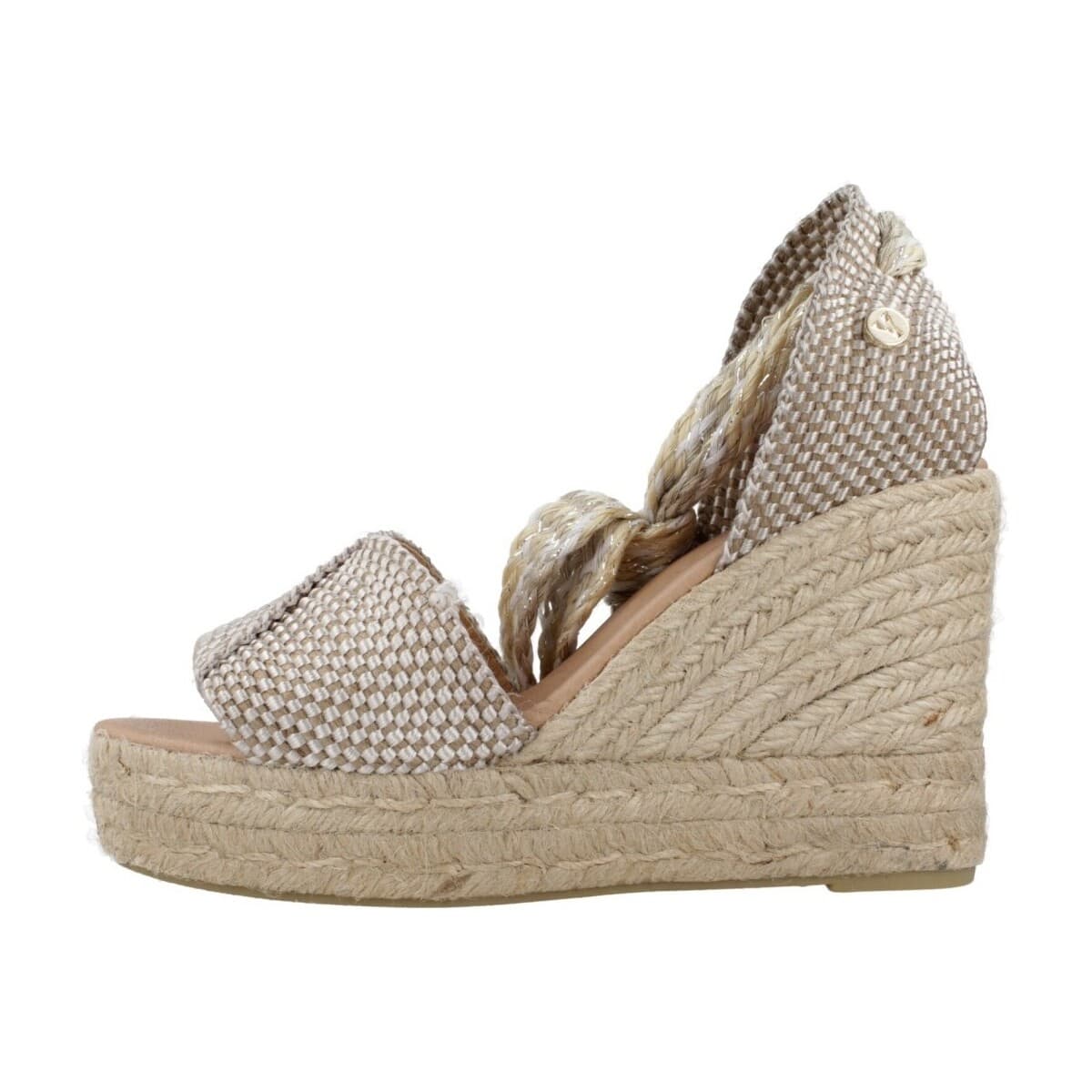 Women's Espadrilles Yellow Silver