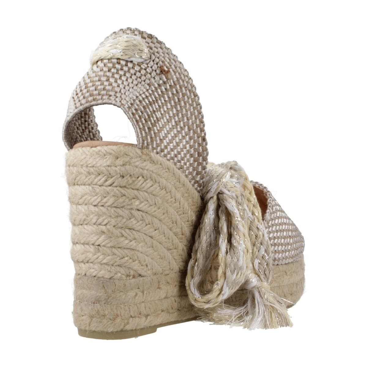 Women's Espadrilles Yellow Silver