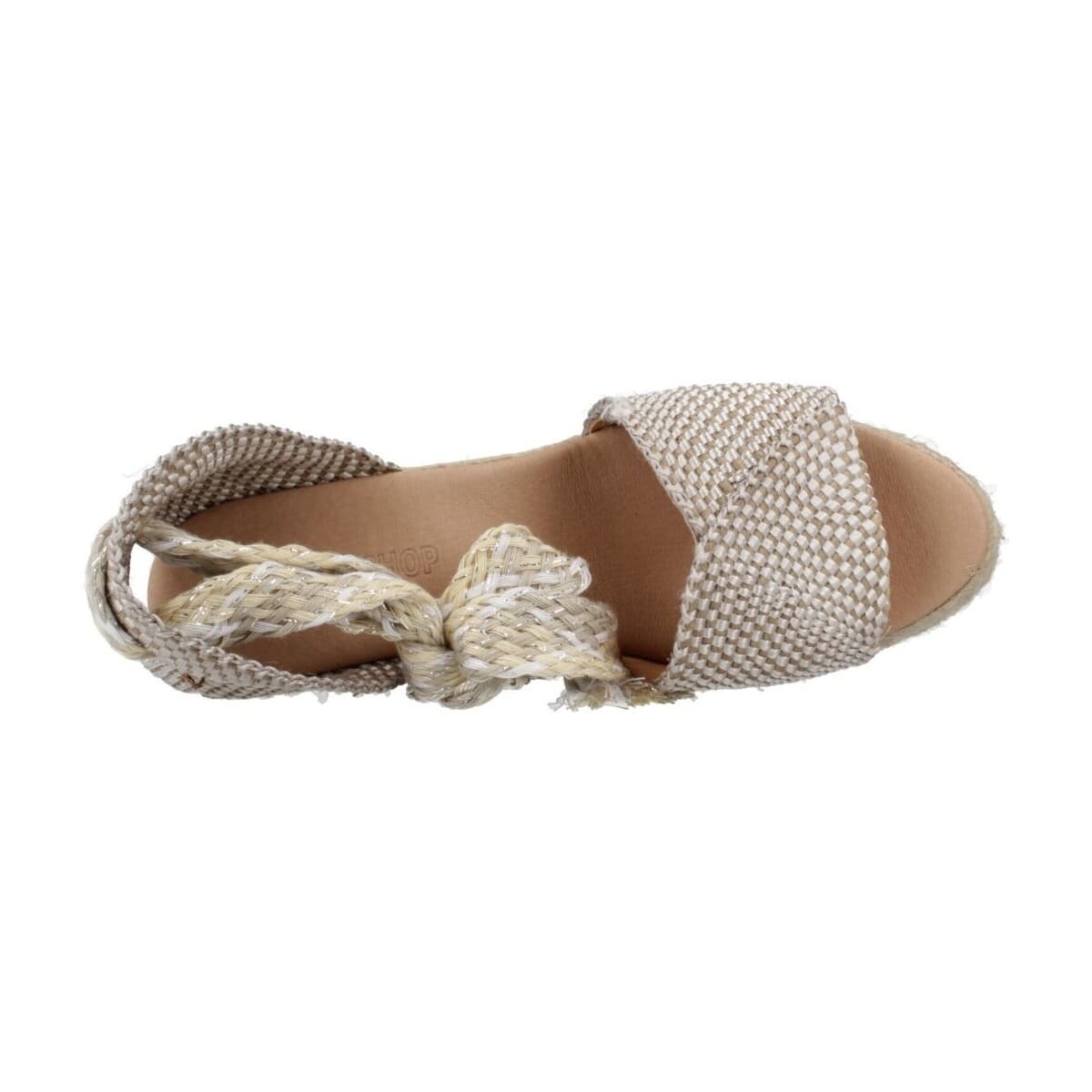 Women's Espadrilles Yellow Silver