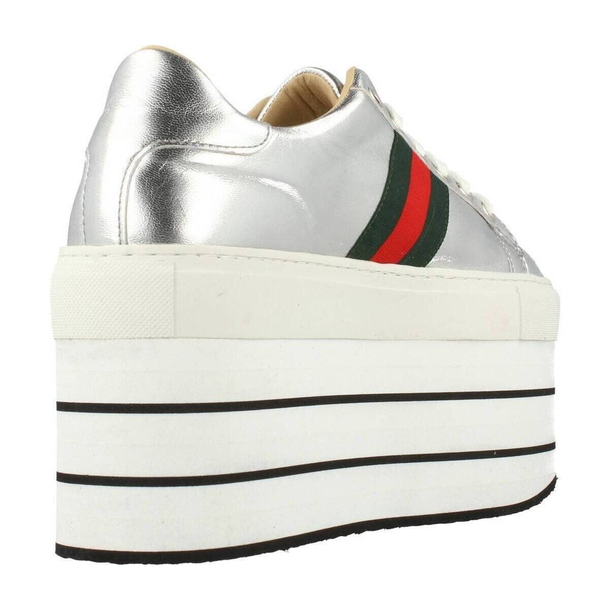 Women's Sneakers Yellow Silver