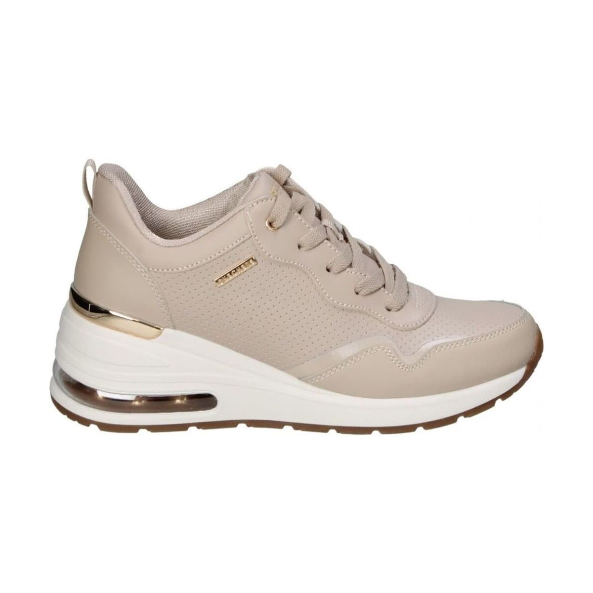 Women's Gym Shoes Skechers Beige