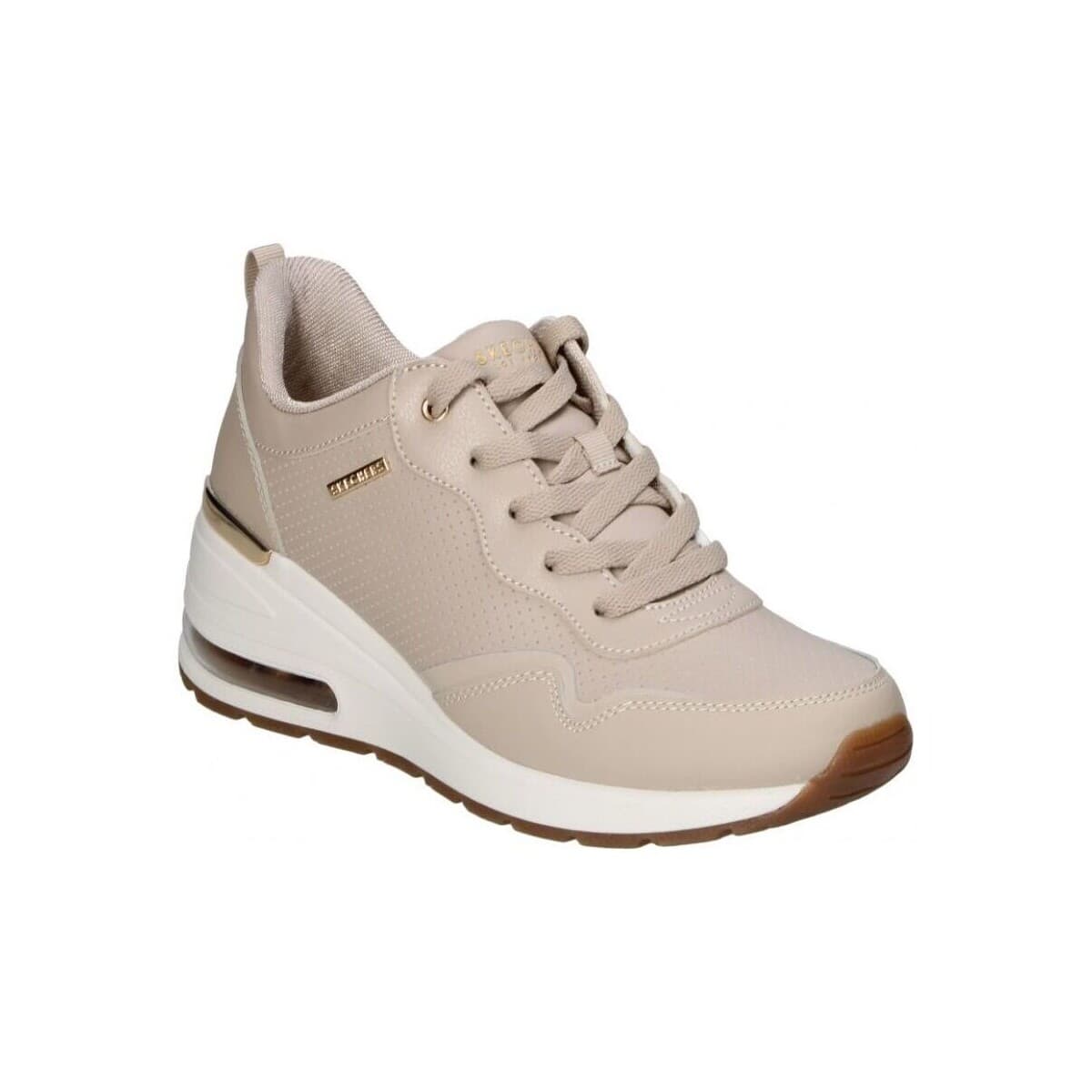 Women's Gym Shoes Skechers Beige
