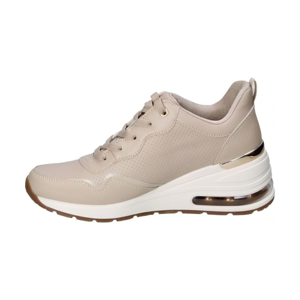 Women's Gym Shoes Skechers Beige