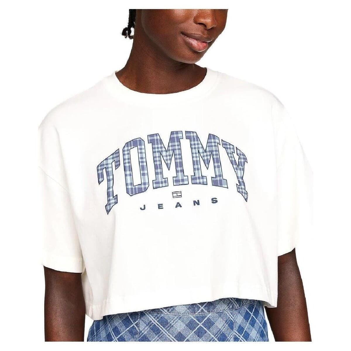 Women's T-Shirts Tommy Hilfiger White