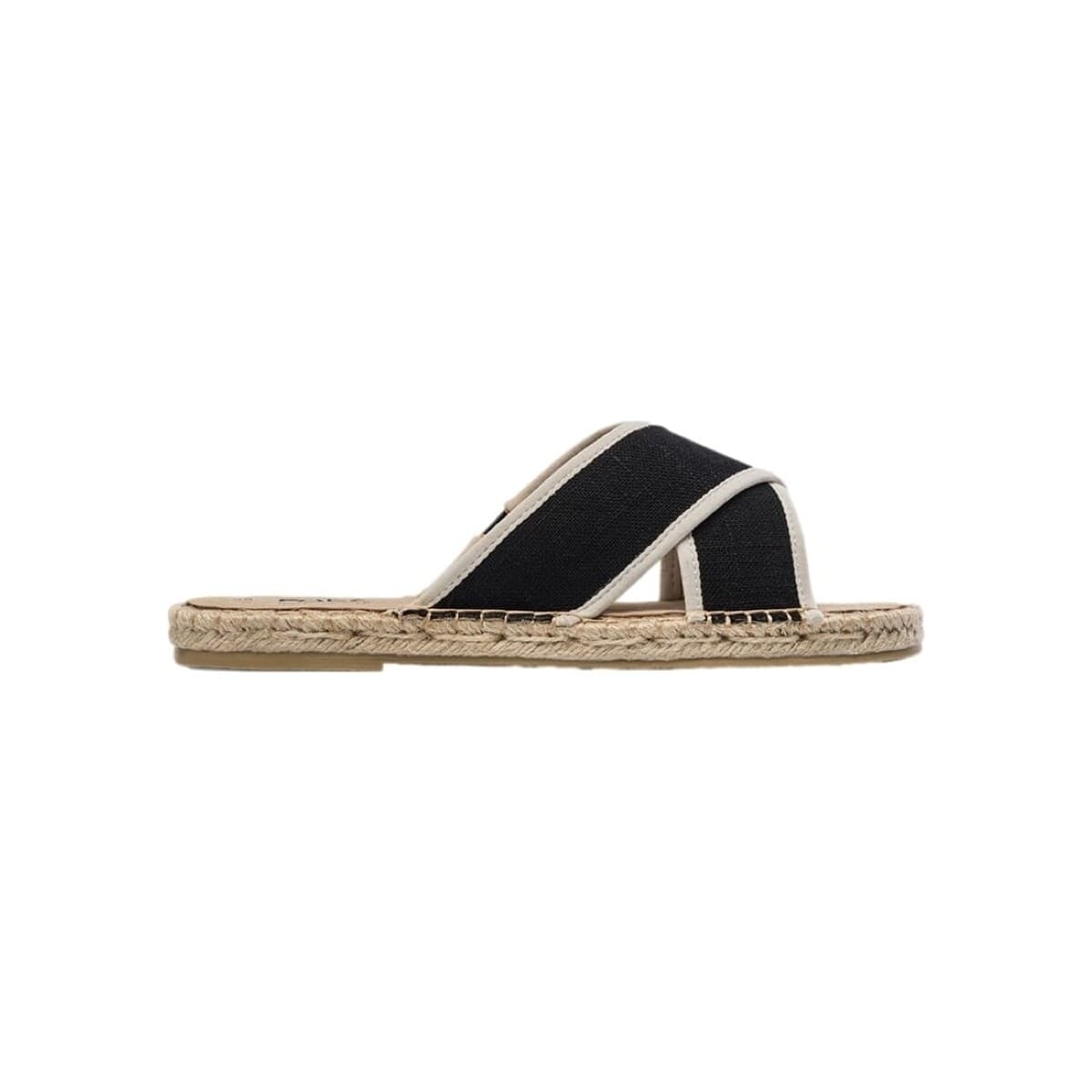 Σανδάλια χωρίς τακούνι Paez Sandals Crossed W - Linen Black