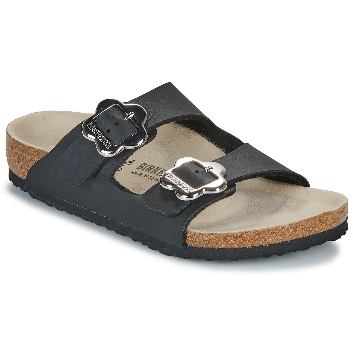 Mules BIRKENSTOCK Arizona Kids Flower Buckle BF Black