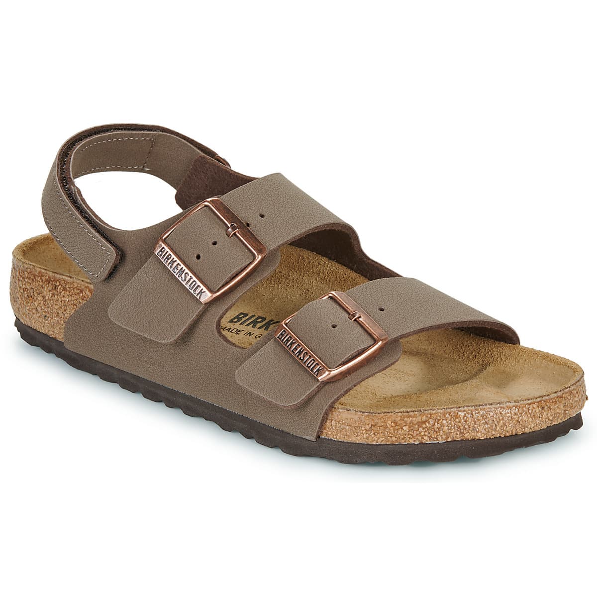 Σανδάλια χωρίς τακούνι BIRKENSTOCK Milano AS Kids BFBC Mocca