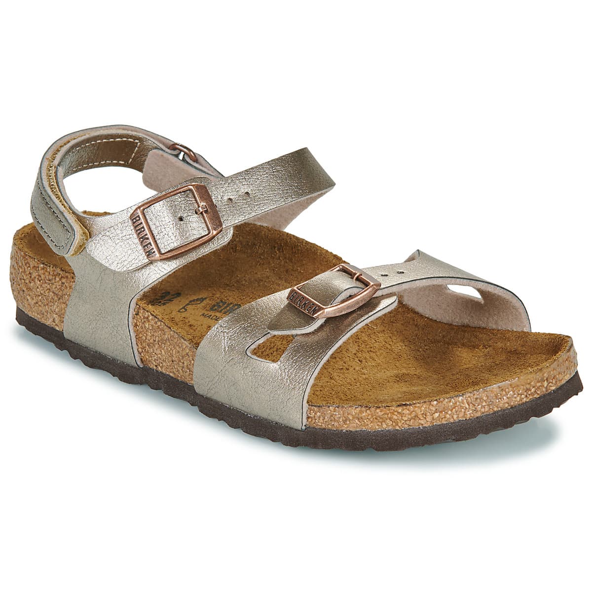 Σανδάλια χωρίς τακούνι BIRKENSTOCK Rio AS Kids BF Graceful Taupe