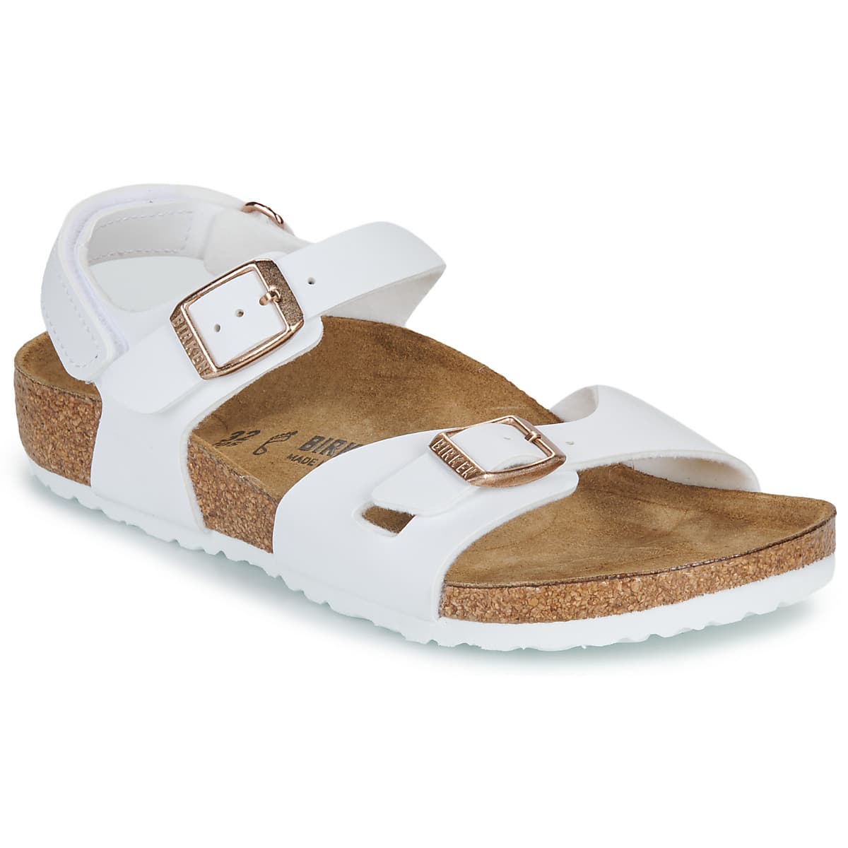 Σανδάλια χωρίς τακούνι BIRKENSTOCK Rio AS Kids BF White