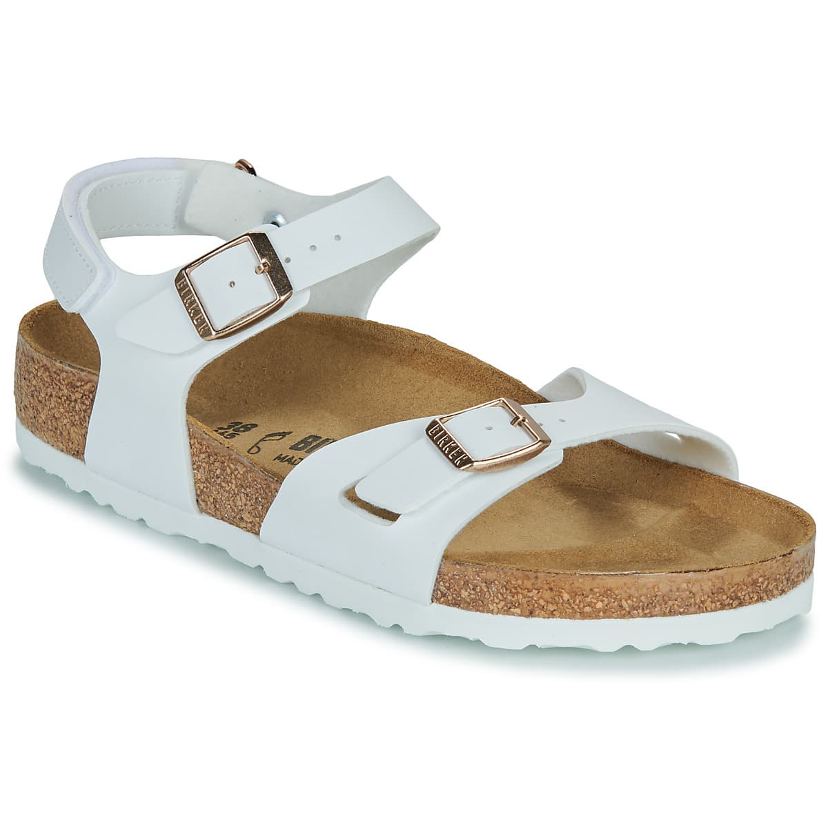Σανδάλια χωρίς τακούνι BIRKENSTOCK Rio AS Kids BF White