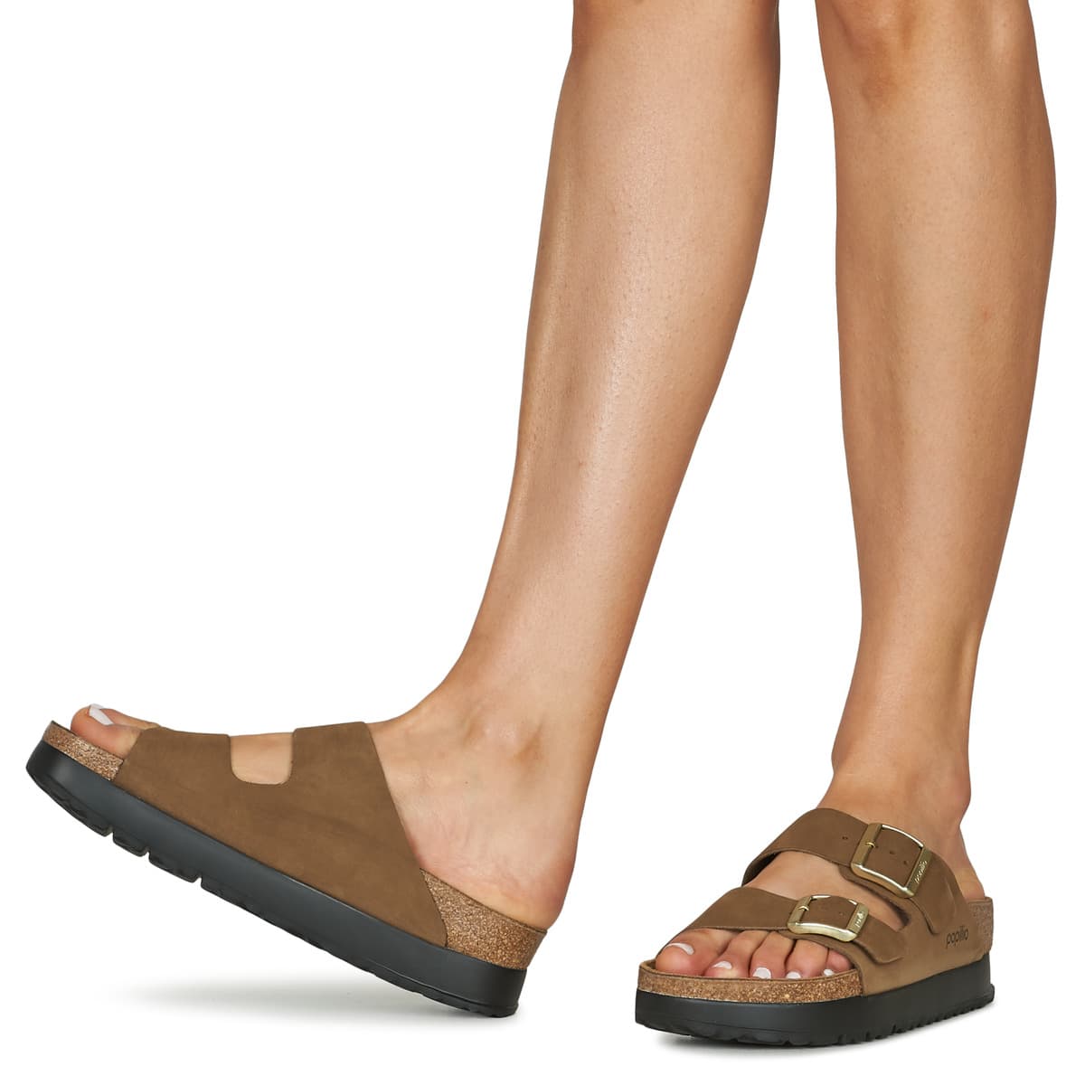 Women's Mules Papillio Brown