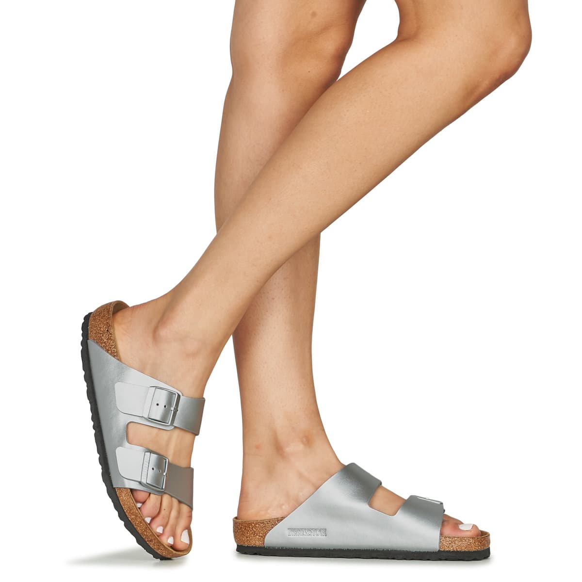 Women's Mules BIRKENSTOCK Silver