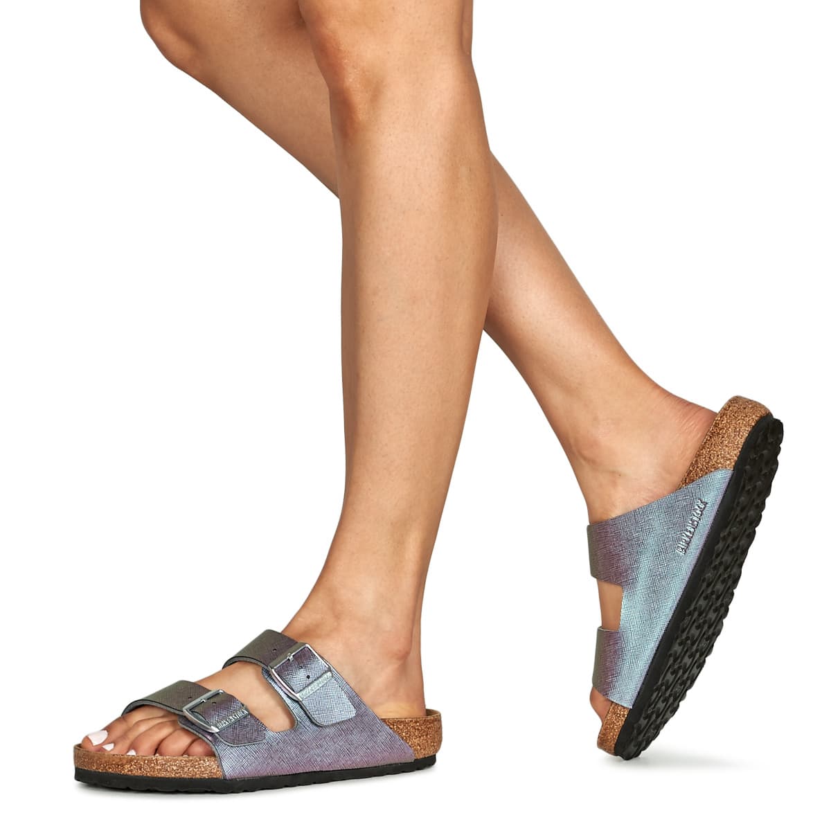 Women's Mules BIRKENSTOCK Silver