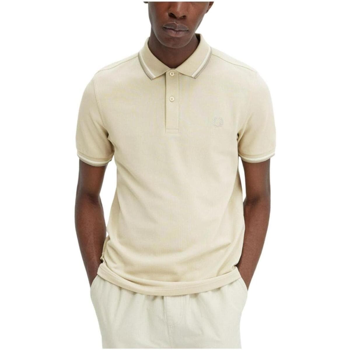 Men's T-Shirts Fred Perry Beige
