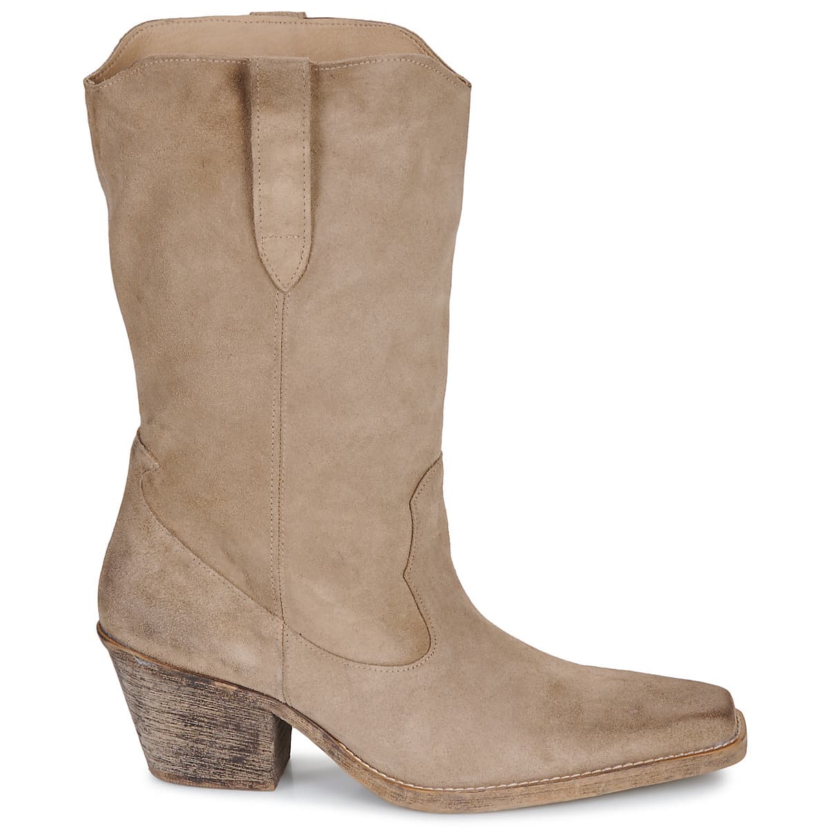 Women's Ankle Boots Bronx Beige