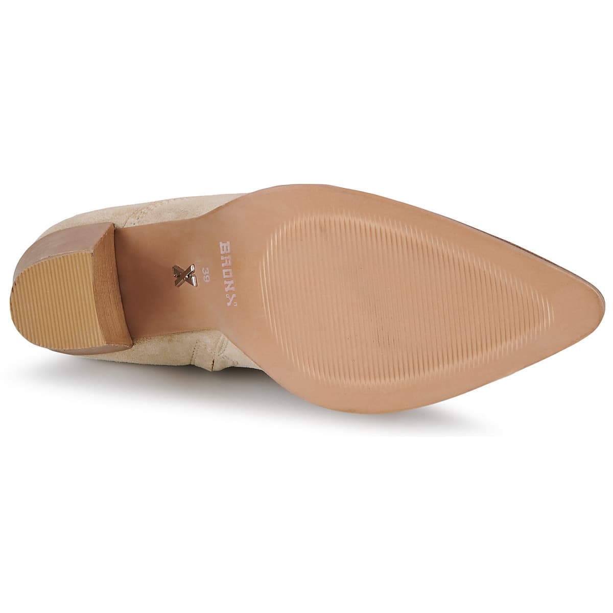 Women's Ankle Boots Bronx Beige