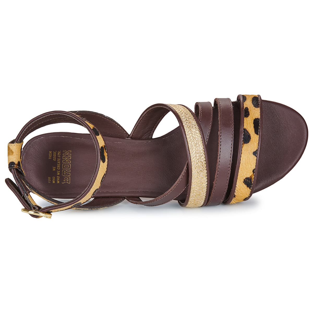 Women's Sandals Bronx Brown