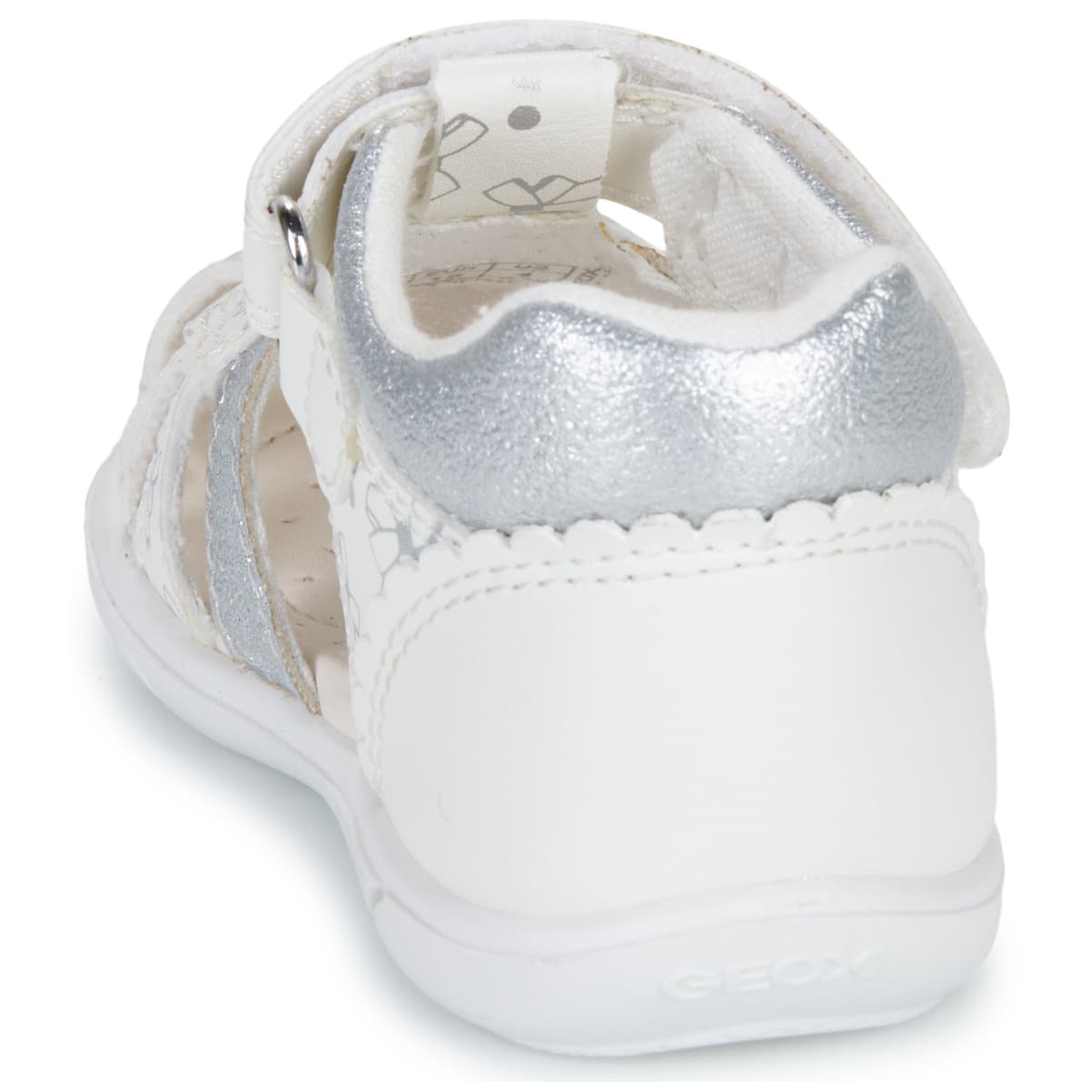 Παιδικό Κλειστό Πέδιλο για Κορίτσι Geox Ανατομικό Χρώματος Λευκό B556FA 000BC C0007