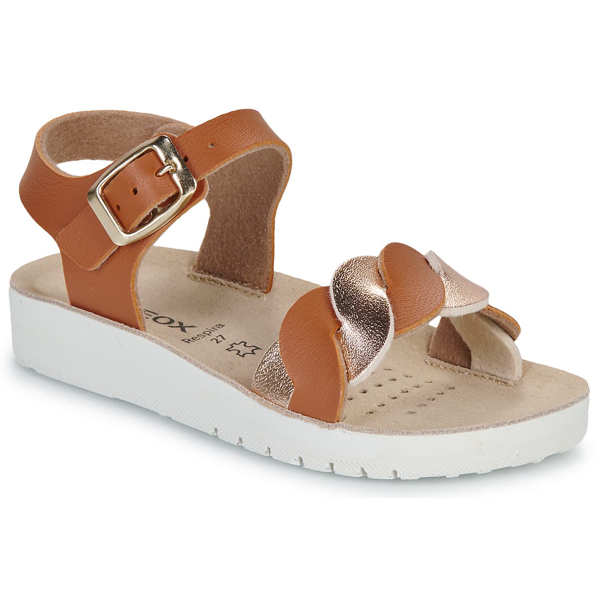 Women's Platforms Geox Brown