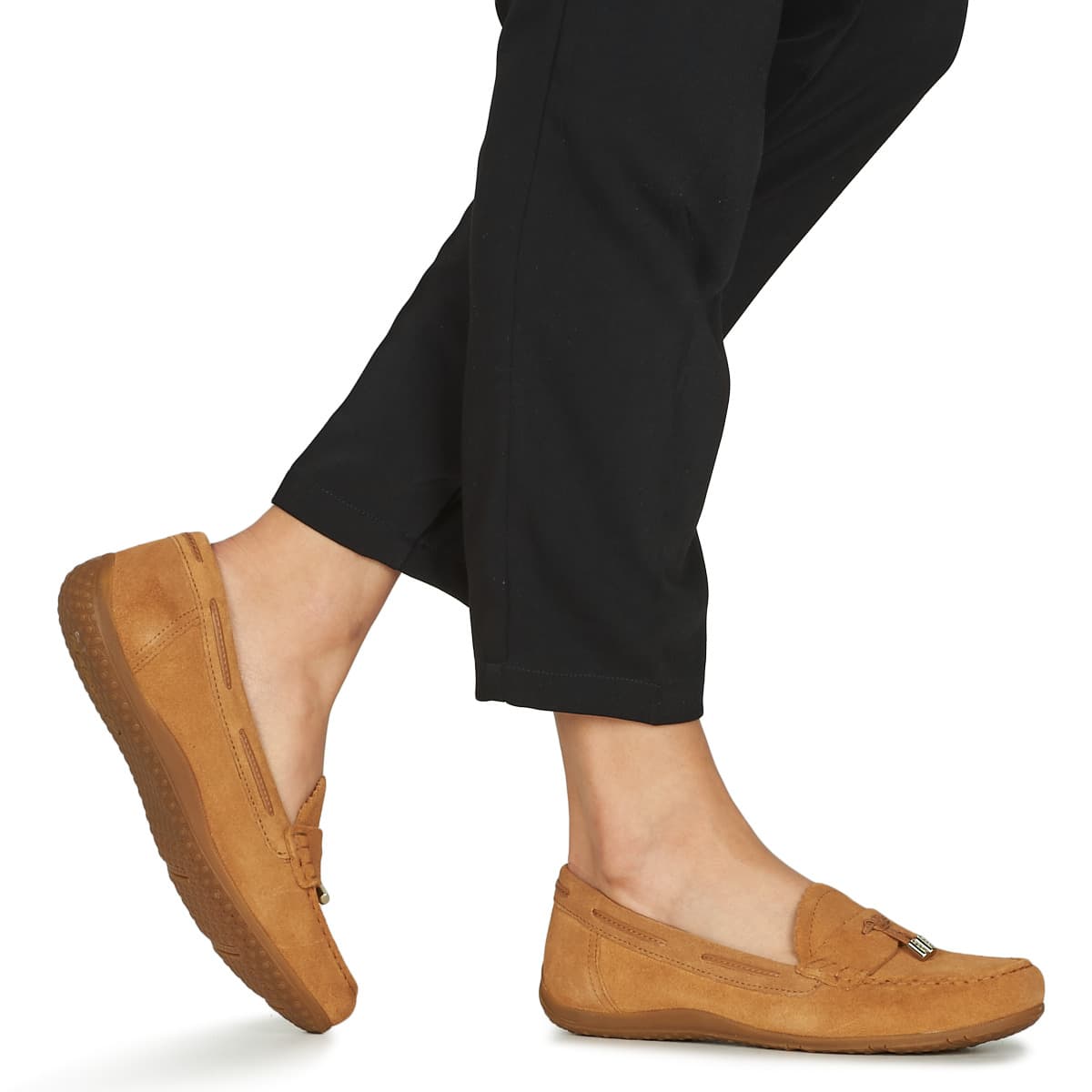 Women's Loafers Geox Brown