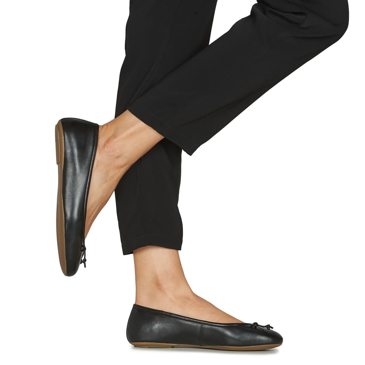 Women's Ballet Flats Geox Black