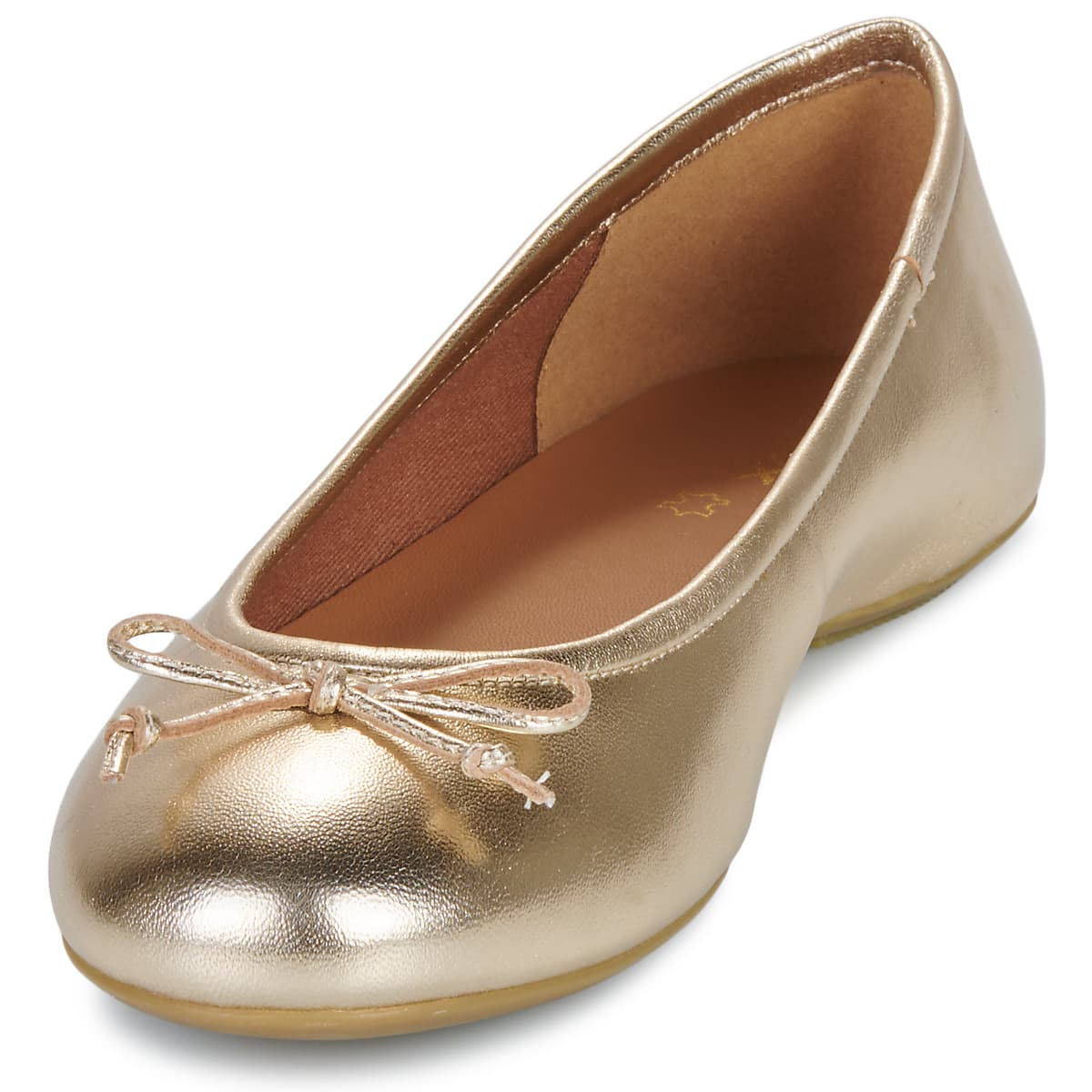 Women's Ballet Flats Geox Gold