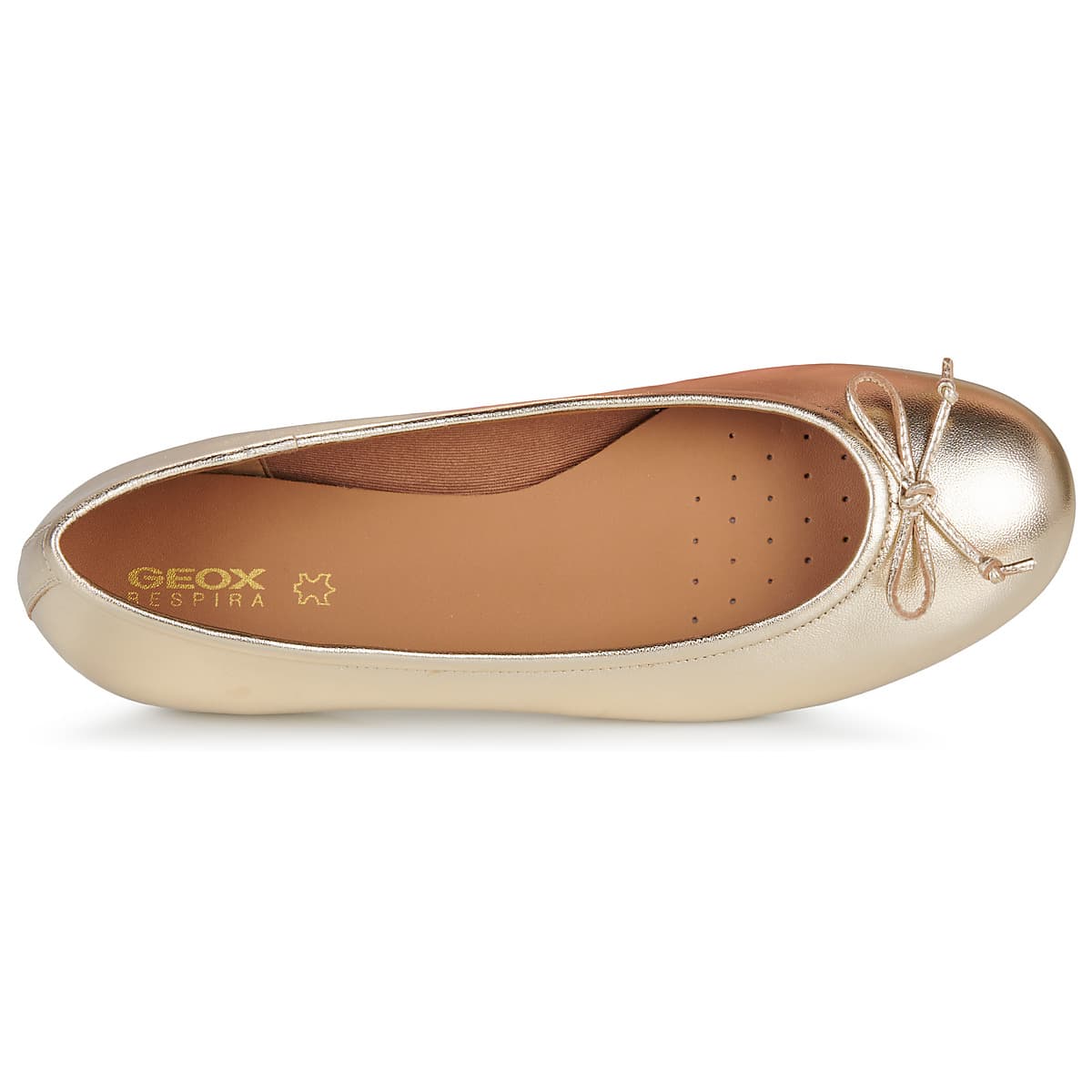 Women's Ballet Flats Geox Gold