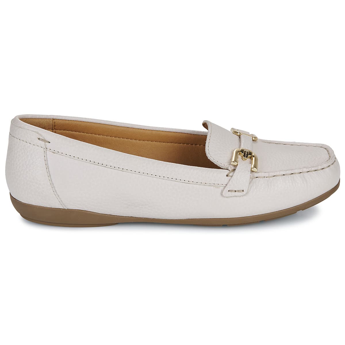 Women's Loafers Geox Beige