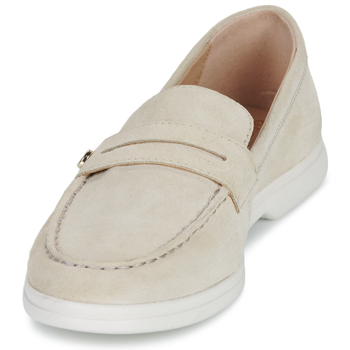 Women's Loafers Geox Beige