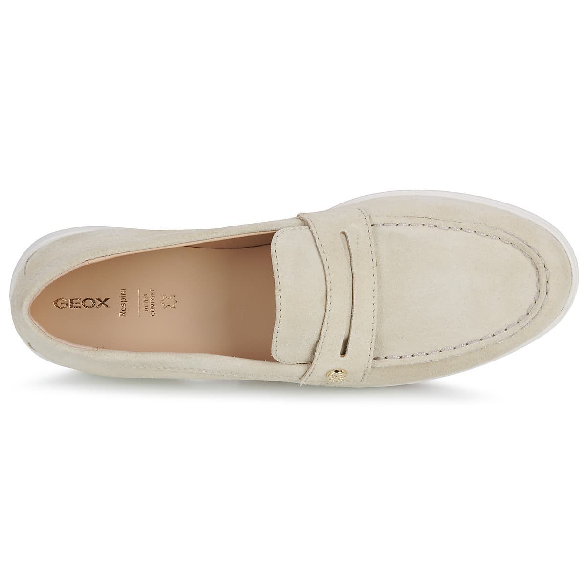Women's Loafers Geox Beige