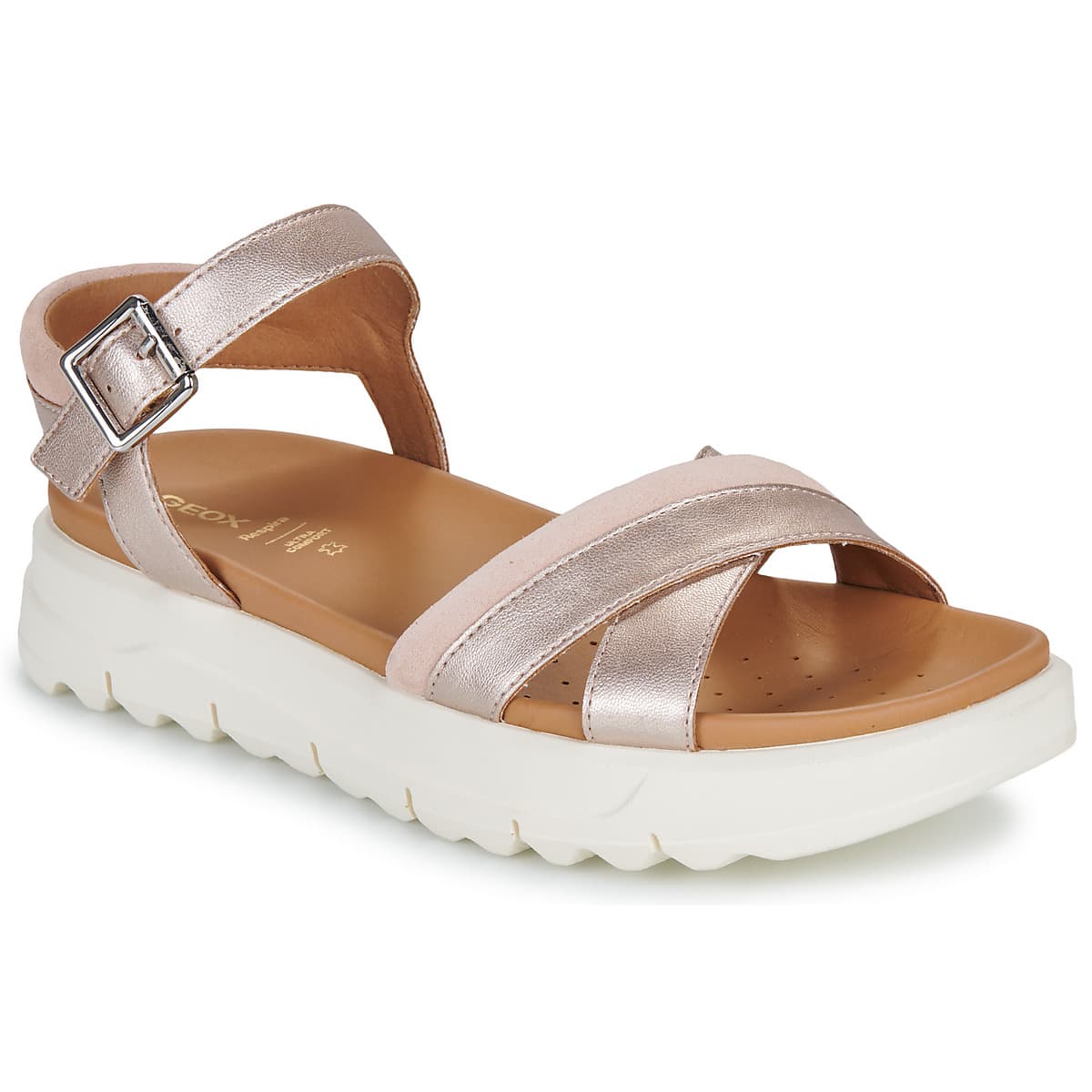 Women's Platforms Geox Silver